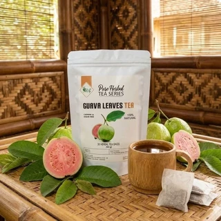 ELIF TEA  AND ISANE Guava Leaves Tea : Teh Pucuk Daun Jambu Biji (30 Tea Bag)