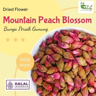 ELIF TEA Mountain Peach Flower Tea : Wild Mountain Peach Blossom Tea