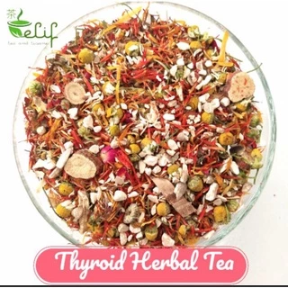 ELIF TEA AND TISANE Thyroid Herbal Tea : Ashwagandha, Tulsi, Lemon Balm, Marigold, Reishi