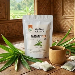ELIF TEA AND TISANE Pandanus Tea | Pandan Tea | Teh Daun Pandan | Botanical Infusions Tea Bag | 30 Tea Bag