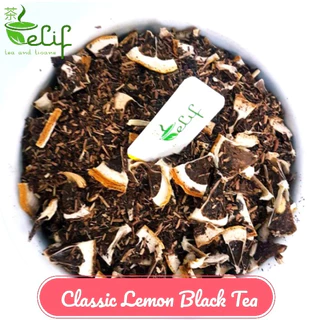 ELIF TEA Classic Lemon Black Tea : Black Tea with Dried Lemon / Black Tea Lemon