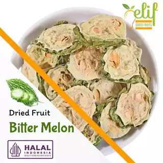 ELIF FRUITS Big Pack Organic Dried Bitter Melon Slice Balsam Pear Pare Kering [250g / 500g]