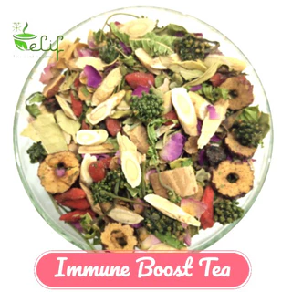 ELIF TEA Big Pack Immune Boost Tea : Ecinachea, Lingzhi, Marshmallow Root, Lemon Balm
