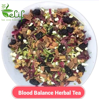 ELIF TEA Big Pack Blood Balance Herbal Tea : Celery leaf Spearmint Lemongrass Hibiscus