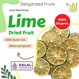 ELIF FRUITS Bulk Pack [ 1 Kg ] Dried Lime Slice Jeruk Nipis Kering
